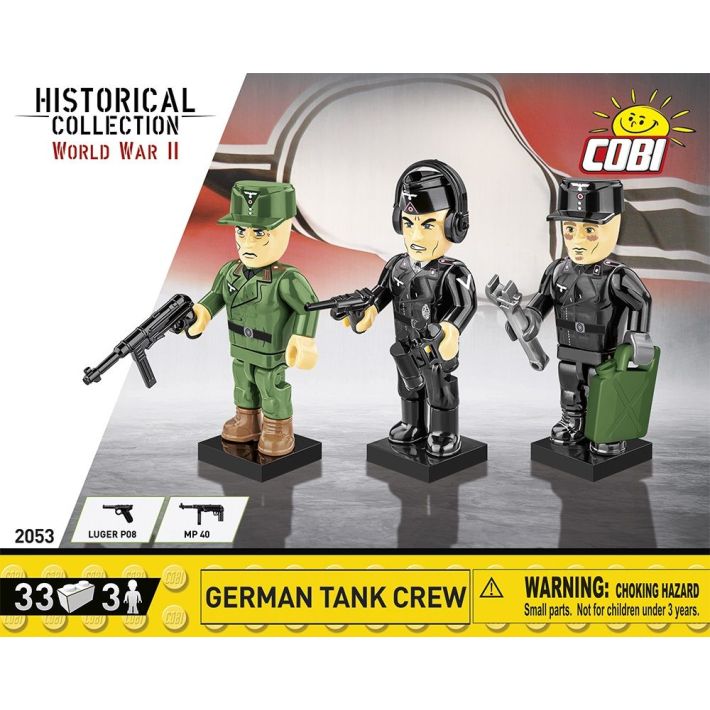 German Tank Crew COBI 2053 Soldiers Figures Cobi.eu